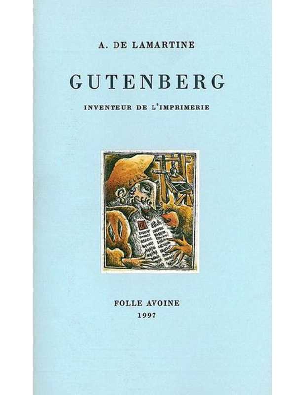 GUTENBERG De Alphonse De Lamartine | 9782868101174 |