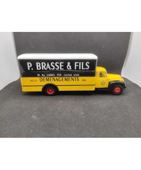 CITROEN T55-60 DEMENAGEMENT P. BRASSE & FILS - IXO - N°90 - 1/43 | Citroen T55-60 Déménagement P.Brasse & Fils - 90 |