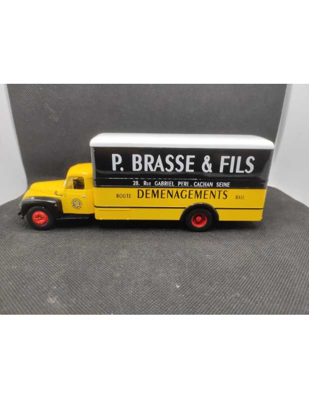 CITROEN T55-60 DEMENAGEMENT P. BRASSE & FILS - IXO - N°90 - 1/43 | Citroen T55-60 Déménagement P.Brasse & Fils - 90 |
