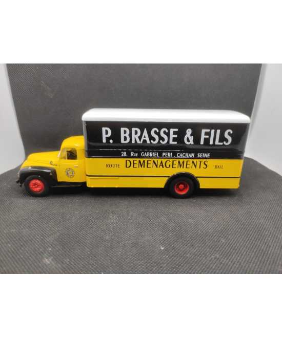 CITROEN T55-60 DEMENAGEMENT P. BRASSE & FILS - IXO - N°90 - 1/43 | Citroen T55-60 Déménagement P.Brasse & Fils - 90 |