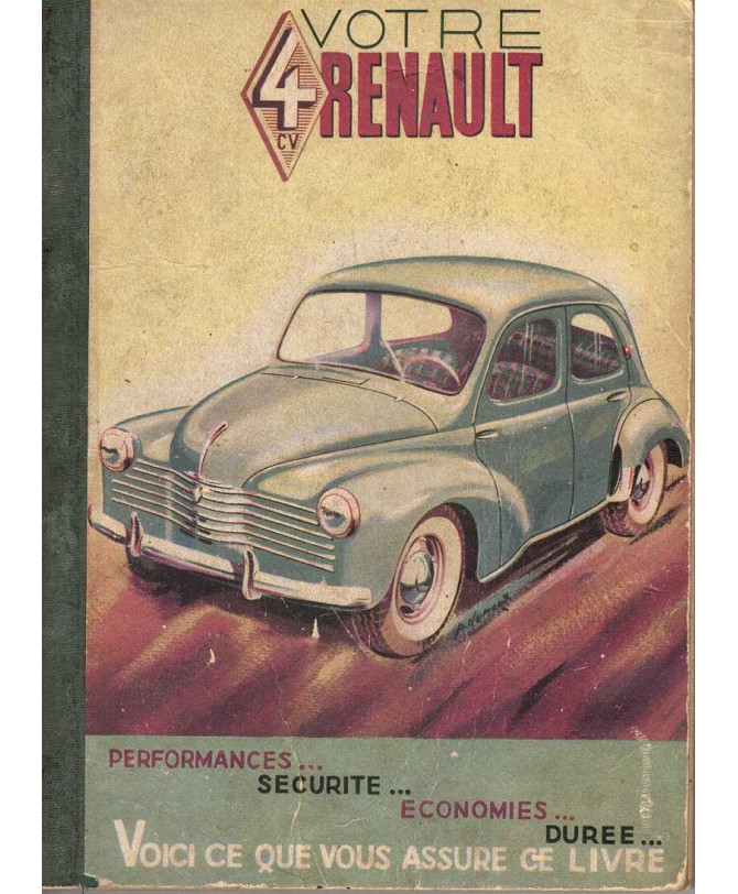 VOTRE 4CV RENAULT - Performances Sécutité | Votre 4cv renault - Performances |
