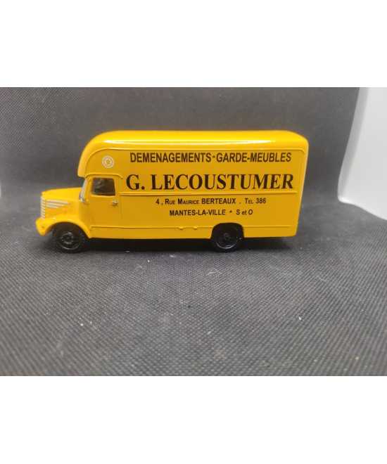 CAMION UNIC BUSSANG FOURGON "G. LECOUSTUMER" - MINITRUCKS-GASOIL - N° 10 - 1/50 | Camion Unic Bussang Fourgon "G. Lecoustumer...
