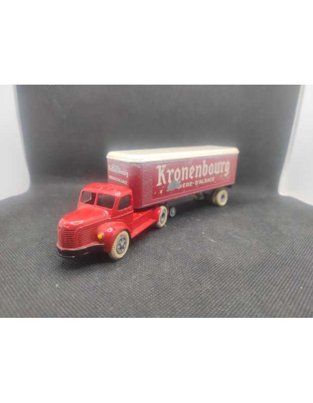 CAMION BERLIET TLR SEMI REMORQUE "KRONENBOURG" - JRD - N° 120 - 1/50 | Camion Berliet TLR Semi-Remorque "Kronenbourg" - 120 |