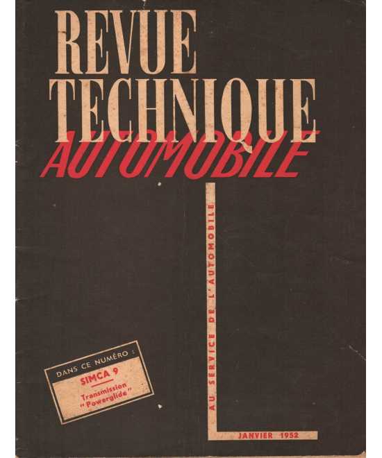 Revue Technique Simca 9 Transmission Powerglide | RTA SIMCA9 |