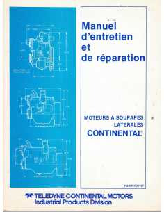 Manuel Réparation Moteur CONTINENTAL | MR Continental |