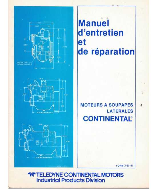 Manuel Réparation Moteur CONTINENTAL | MR Continental |