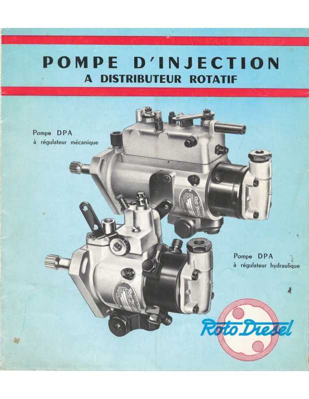 Brochure Pompe Injection distributeur Rotatif Type DPA | Dépliant Injection DPA |