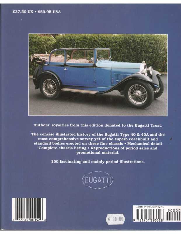 Bugatti Type 40 De Barrie Price | 9781901295528 |