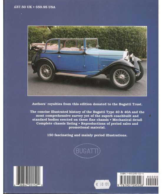 Bugatti Type 40 De Barrie Price | 9781901295528 |