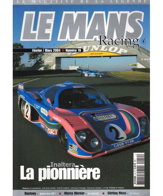 Le Mans Racing N°19 - INALTERA, La Pionnière | Mans Racing N°19 |