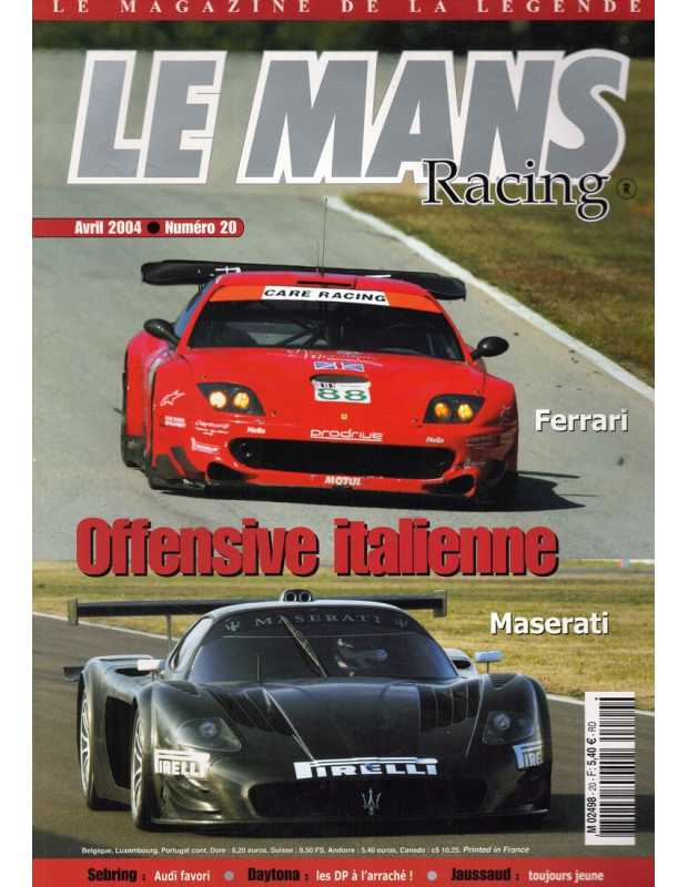 Le Mans Racing N°20 - Ferrari, Maserati - offensive italienne | Mans Racing N°20 |