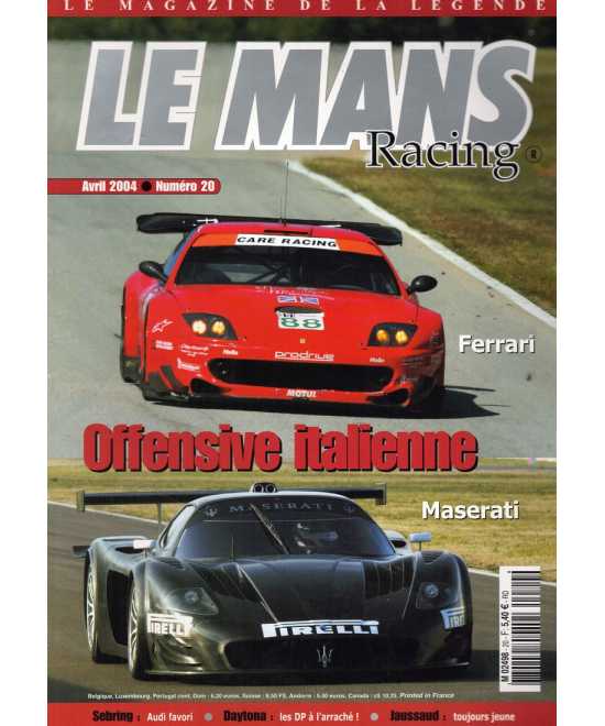 Le Mans Racing N°20 - Ferrari, Maserati - offensive italienne | Mans Racing N°20 |
