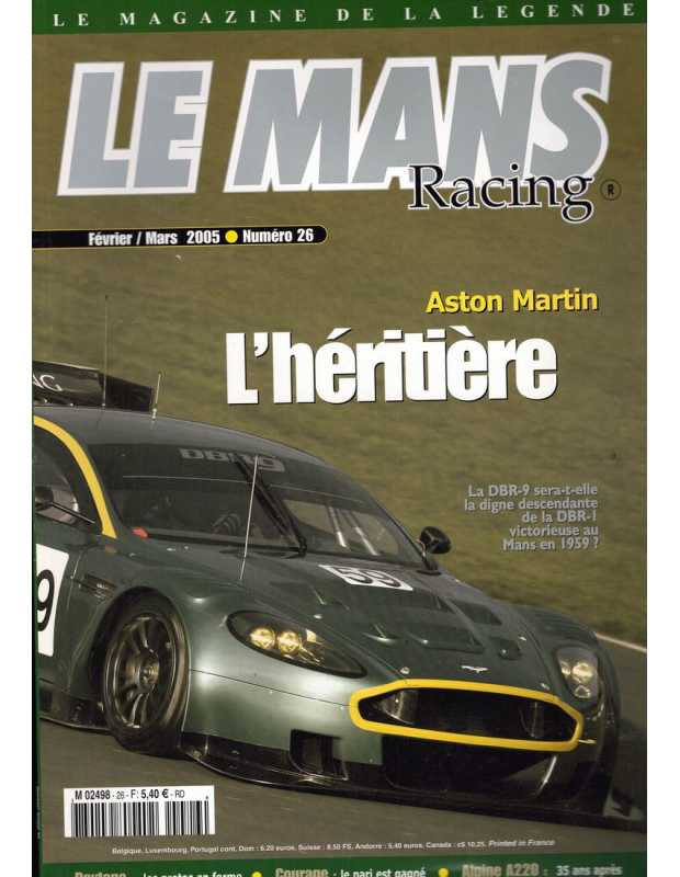 Le Mans Racing N°26 - Aston Martin, L'héritière | Mans Racing N°26 |