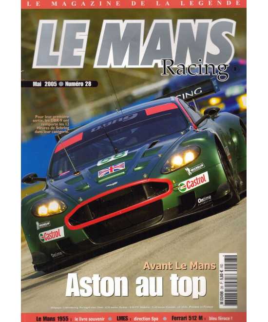 Le Mans Racing N°28 - Aston Martin, avant le Mans | Mans Racing N°28 |