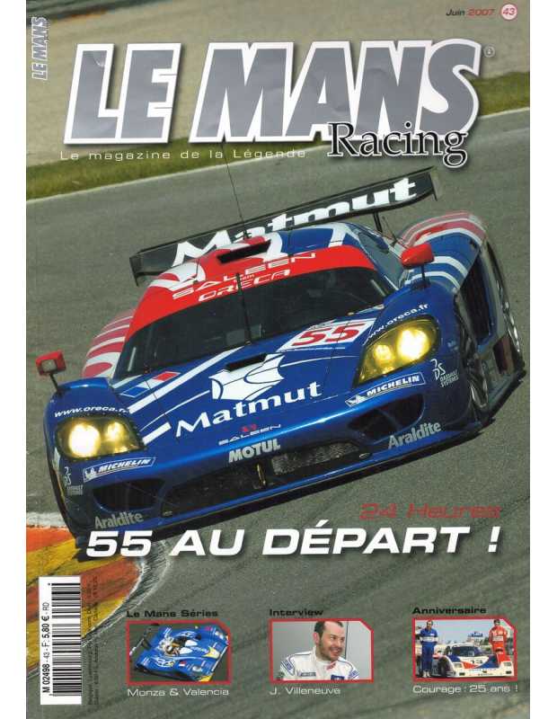 Le Mans Racing N°43 - 55 au départ ! | Mans Racing N°43 |