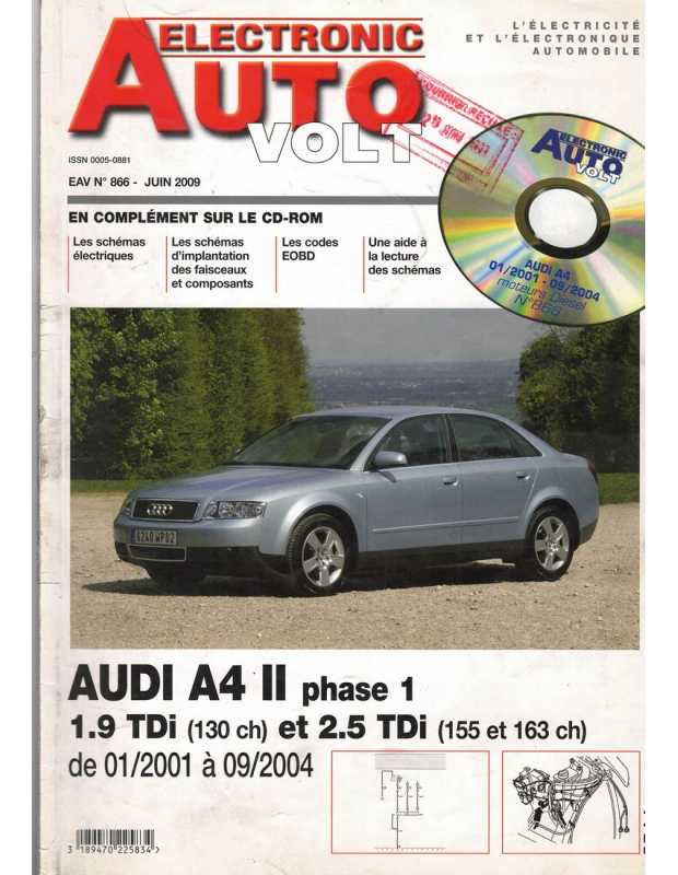 ELECTRONIC AUTO-VOLT AUDI A4 De 01/2001 à 09/2004 | EAV 866 |