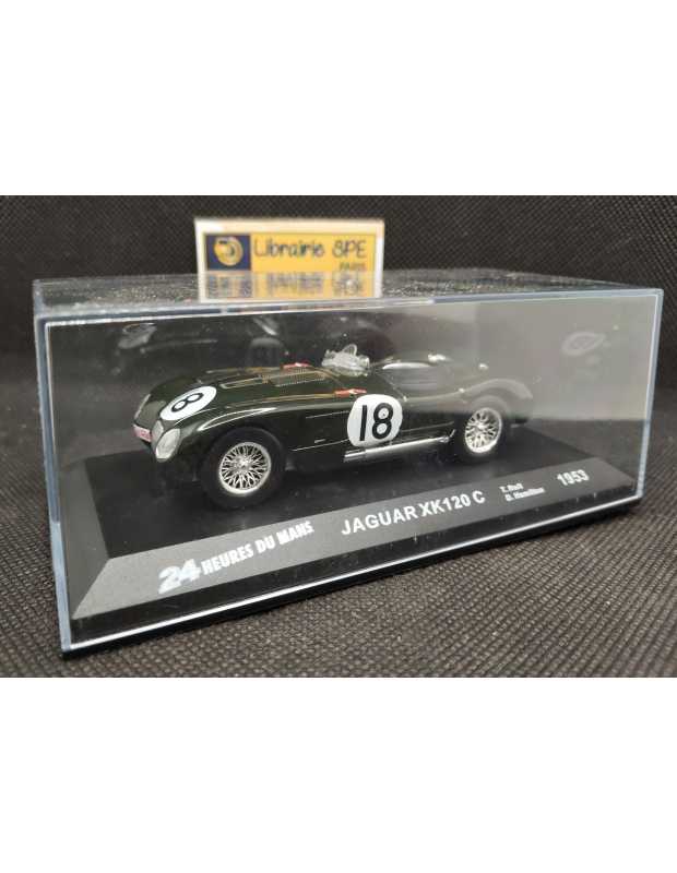 JAGUAR XK120 C - 24 heures du Mans 1953 - IXO / 1:43 | 24h le Mans - JAGUAR XK120 C N°18 |