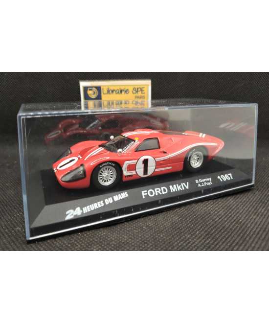 FORD MkIV - 24 heures du Mans 1967 - IXO / 1:43 | 24h le Mans - FORD MkIV N°1 |