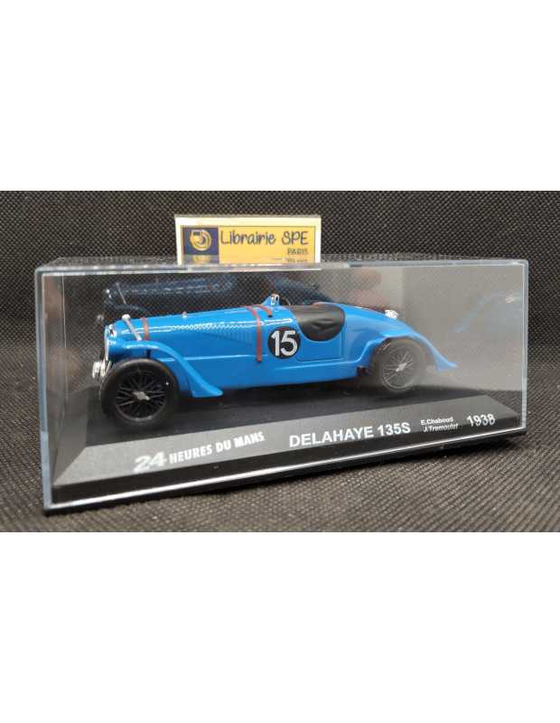 DELAHAYE 135S - 24 heures du Mans 1938 - IXO / 1:43 | 24h Le Mans - DELAHAYE 135S N°15 |