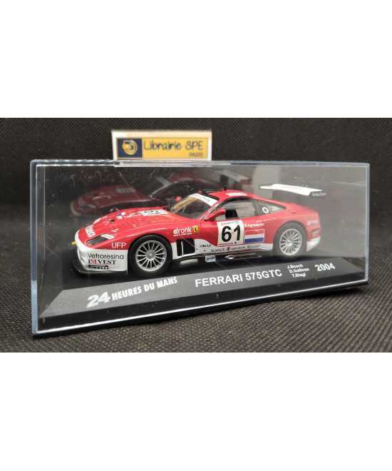FERRARI 575GTC - 24 heures du Mans 2004 - IXO / 1:43 | 24h le Mans - FERRARI 575GTC N°61 |