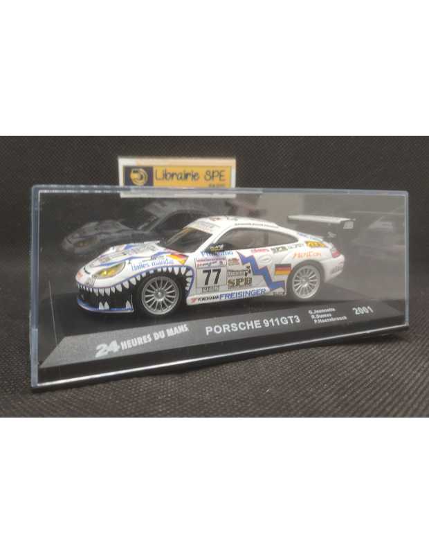 Porsche 911GT3 - 24 Heures du Mans 2001 - IXO / 1:43 | 24H le Mans - Porsche 911GT3 N°77 |