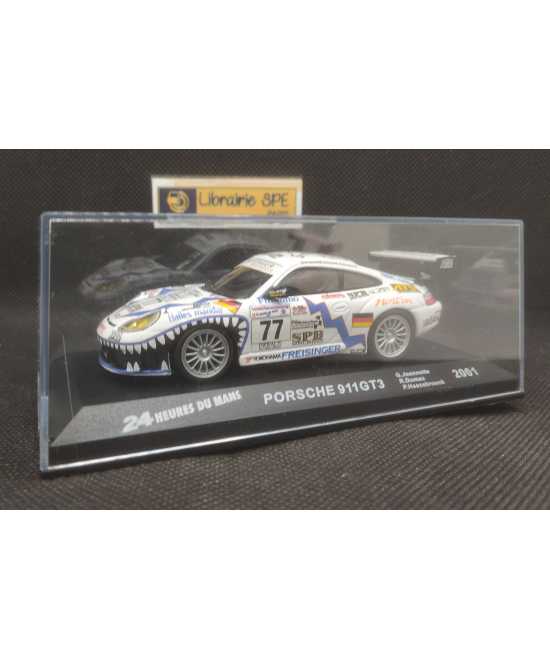 Porsche 911GT3 - 24 Heures du Mans 2001 - IXO / 1:43 | 24H le Mans - Porsche 911GT3 N°77 |