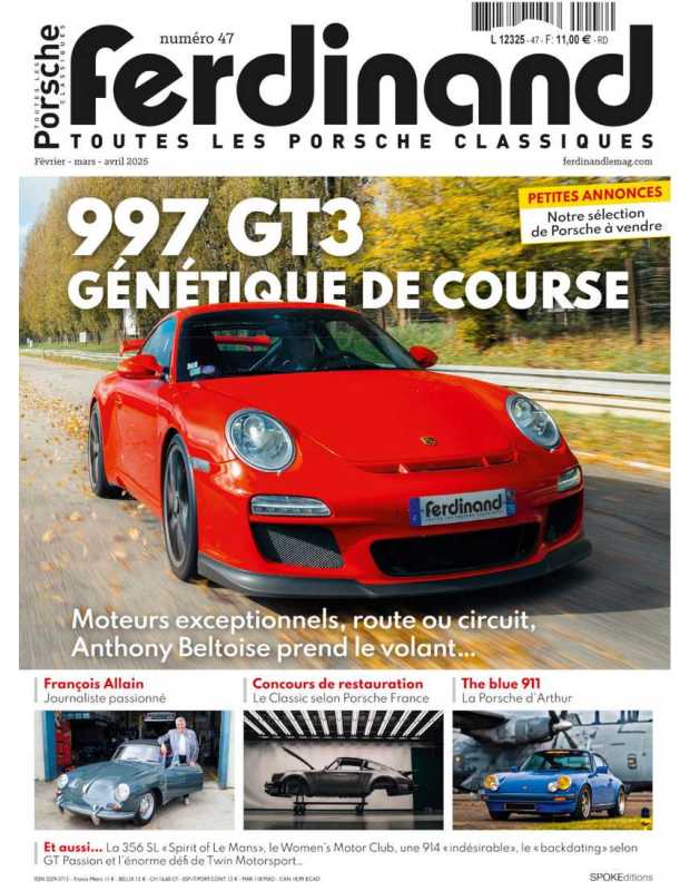 997 GT3 - Génétique de courses - Ferdinand Porsche Magazine N°47 | Ferdinand 47 |