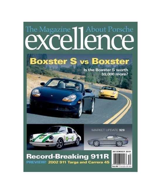 Excellence Magazine Porsche - Issue 107 December 2001 | Excellence Magazine 107 |