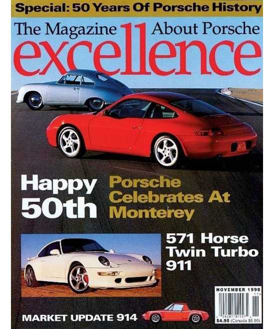 Excellence Magazine Porsche - Issue 81 November 1998 | Excellence Magazine 81 |