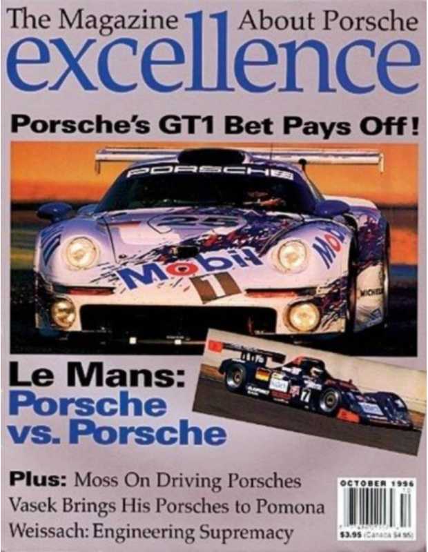 Excellence Magazine Porsche - Issue 64 October 1996 | Excellence Magazine 64 |