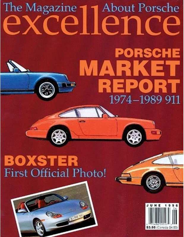 Excellence Magazine Porsche - Issue 62 June 1996 | Excellence Magazine 62 |