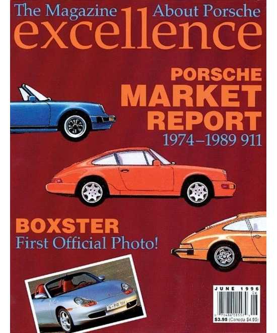 Excellence Magazine Porsche - Issue 62 June 1996 | Excellence Magazine 62 |