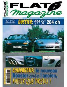 Flat 6 Magazine N°140 - Octobre 2002 Essai : Porsche 911 SC 204CH | Flat6 N°140 |