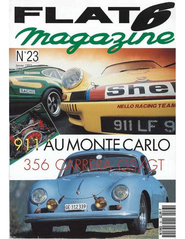 Flat 6 Magazine N°23 - Janvier 1993 Dossier: Apprenez à Piloter | Flat6 N°23 |