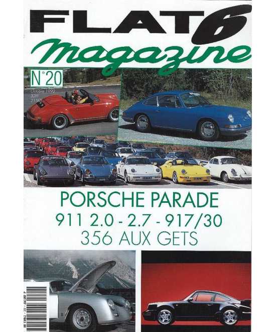 Flat 6 Magazine N°20 - Octobre 1992 Porsche 911 Turbo "karajan" | Flat6 N°20 |