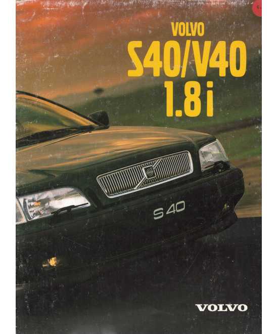Brochure VOLVO S40 / V40 1.8i (1998) Français | Volvo 23 |