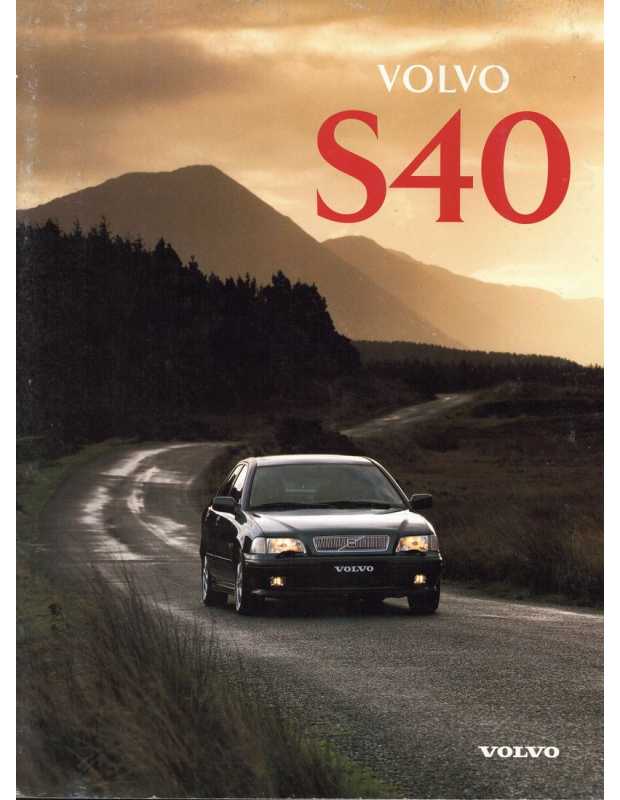 Brochure VOLVO S40 (1996) Français | Volvo 22 - Ref MS/PV 8058-86 |