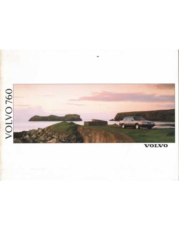 Brochure VOLVO 760 (1990) Français | Volvo 20 |