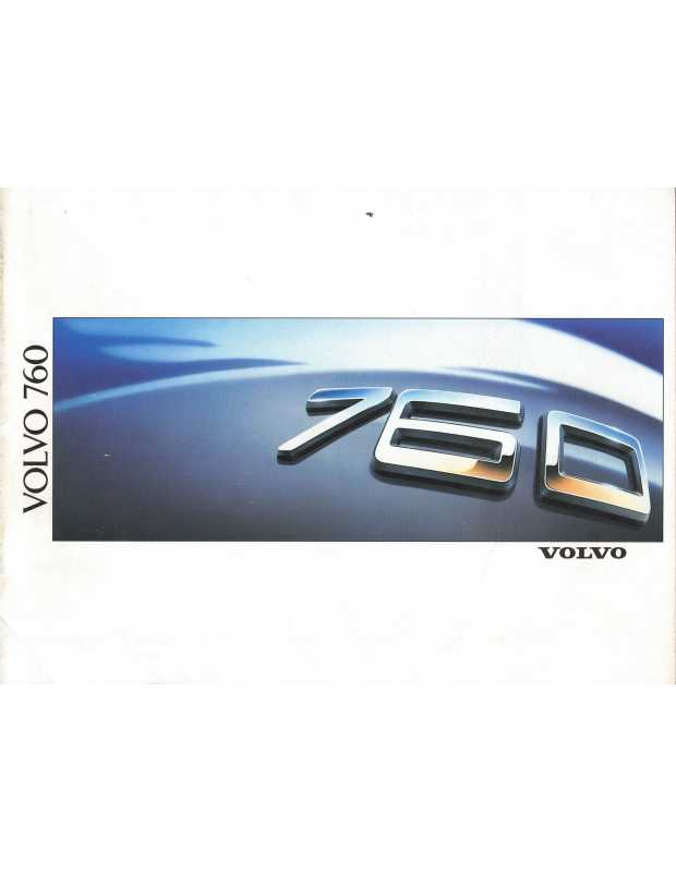 Brochure VOLVO 760 (1988) Français | Volvo 19 |