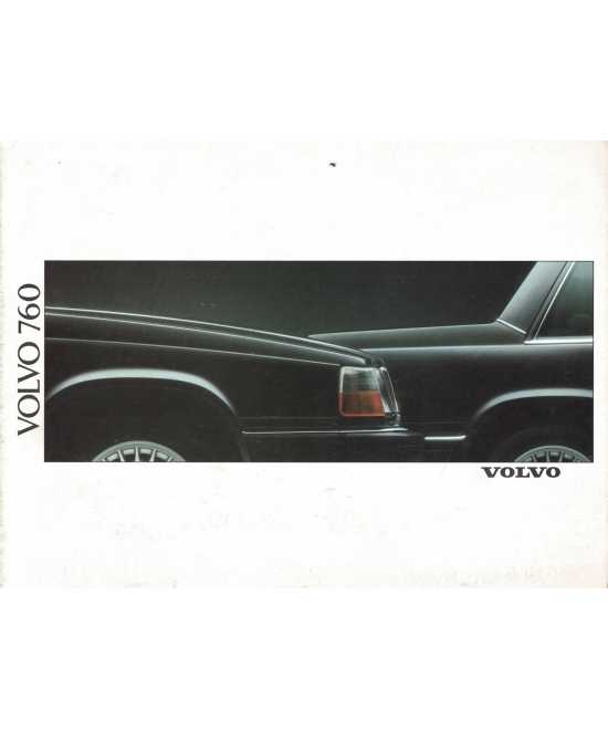 Brochure VOLVO 760 (1989) Français | Volvo 18 |