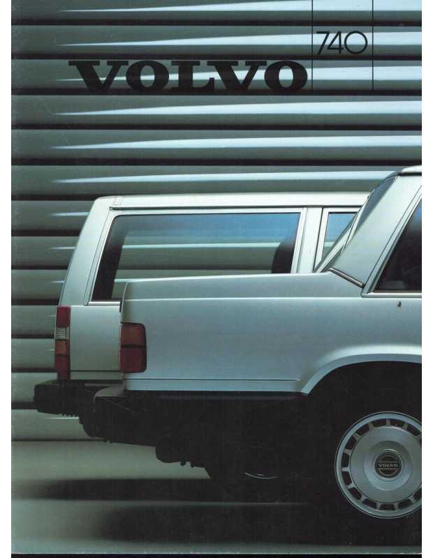 Brochure VOLVO 740 (1986) Français | Volvo 16 |