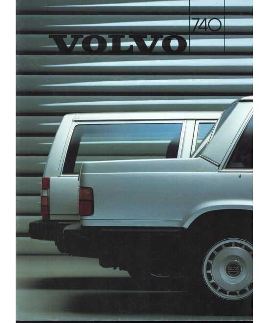 Brochure VOLVO 740 (1986) Français | Volvo 16 |