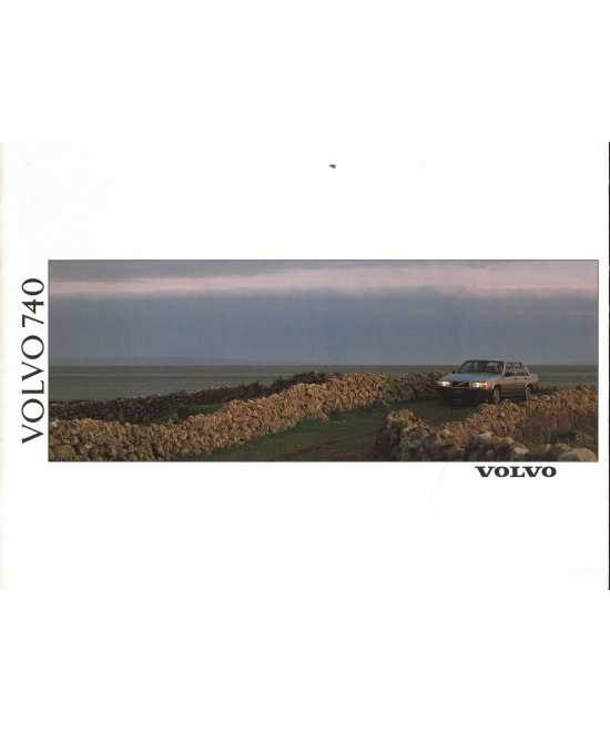 Brochure VOLVO 740 (1990) Français | Volvo 13 |