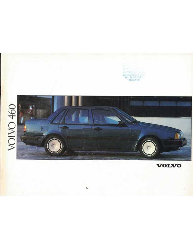 Brochure VOLVO 460 (Y compris turbo) 1991 - Français | Volvo 10 |