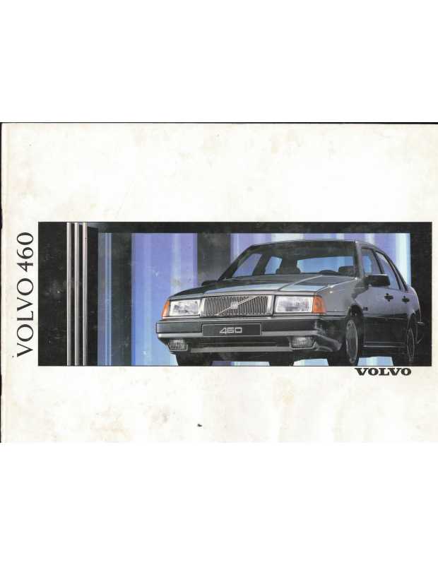 Brochure VOLVO 460 (Y compris turbo) 1990 - Français | Volvo 9 |