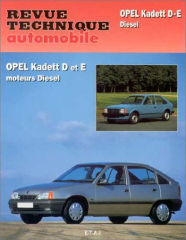 Revue Technique OPEL KADETT D et E (Diesel) RTA 084 | 9782726808436 |