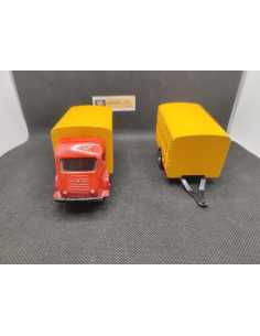RENAULT 2.5T BETAILLERE ET SA REMORQUE - CIJ - N° 4-50 - 1/43 | Renault 2,5T bétaillère et sa remorque - 4-50 | 2