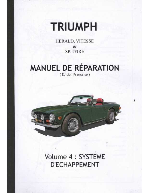 Manuel de réparation TRIUMPH (Système d'échappement) | TRIUMPH échappement |