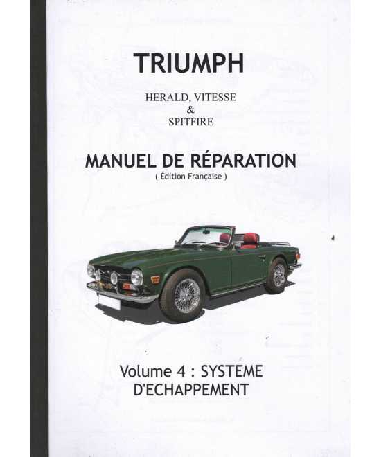 Manuel de réparation TRIUMPH (Système d'échappement) | TRIUMPH échappement |