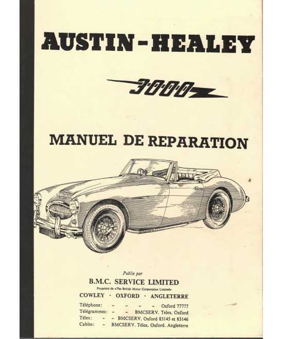 Manuel de réparation AUSTIN HEALEY 3000 | MR Austin 3000 |